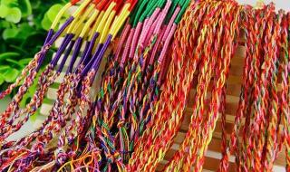 五彩绳编法 五彩绳编法